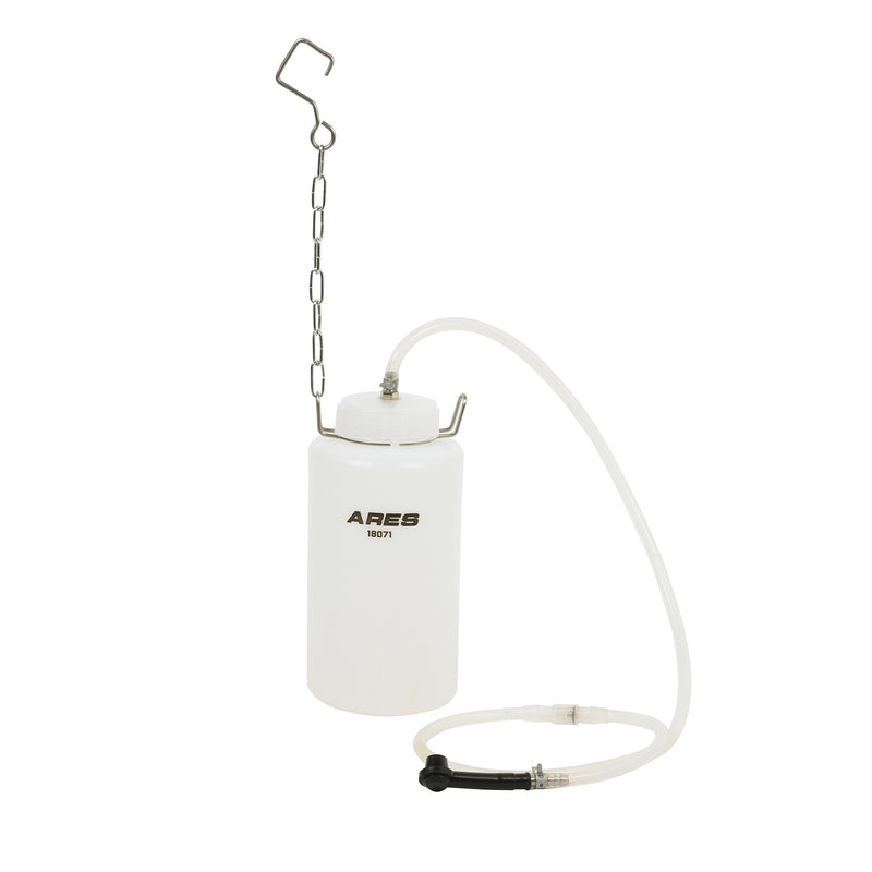 1L Brake Bleeding Fluid Reservoir Bottle with Check Valve
