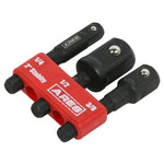 3-Piece 2-Inch Stubby Impact Grade Socket Adapter Set