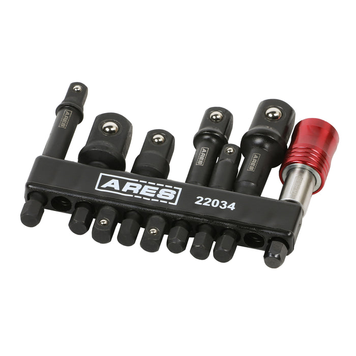 ARES 22034 - 9-Piece Impact Grade Socket Adapter and Bit Coupler Set