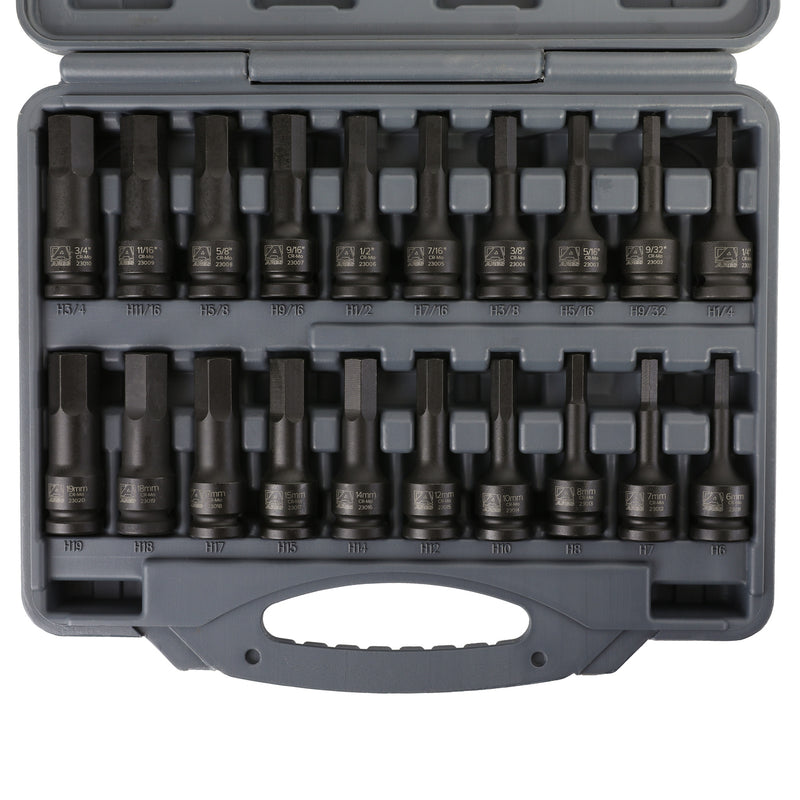 20-Piece 1/2-Inch Drive Master Impact Hex Driver Set