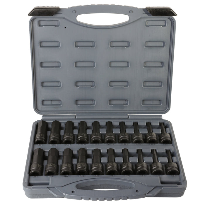 ARES 23000 - 20-Piece 1/2-Inch Drive Master Impact Hex Driver Set