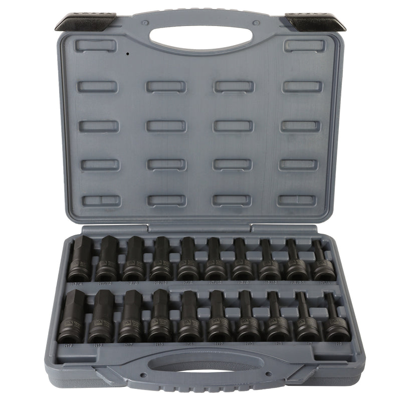 20-Piece 1/2-Inch Drive Master Impact Hex Driver Set