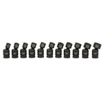 11-Piece Metric Pinless Universal Swivel Impact Socket Set