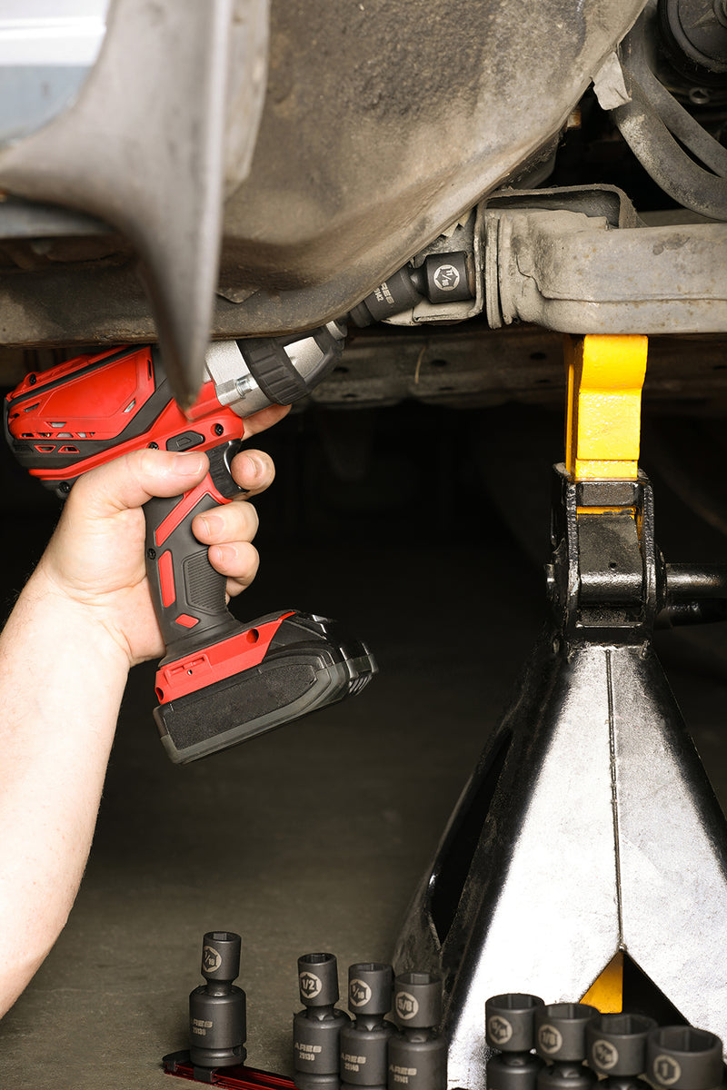 10-Piece SAE Pinless Universal Swivel Impact Socket Set – ARES Tool ...