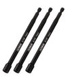 3-Piece 5/16-Inch Magnetic Impact  6-Inch Nut Driver Bit Set