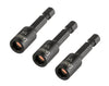 3-Piece 1/4-Inch Magnetic Impact 1 3/4-Inch Nut Driver Bit Set