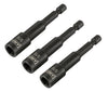 3-Piece 5/16-Inch Magnetic Impact 2 9/16-Inch Nut Driver Bit Set