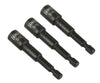 3-Piece 5/16-Inch Magnetic Impact 2 9/16-Inch Nut Driver Bit Set