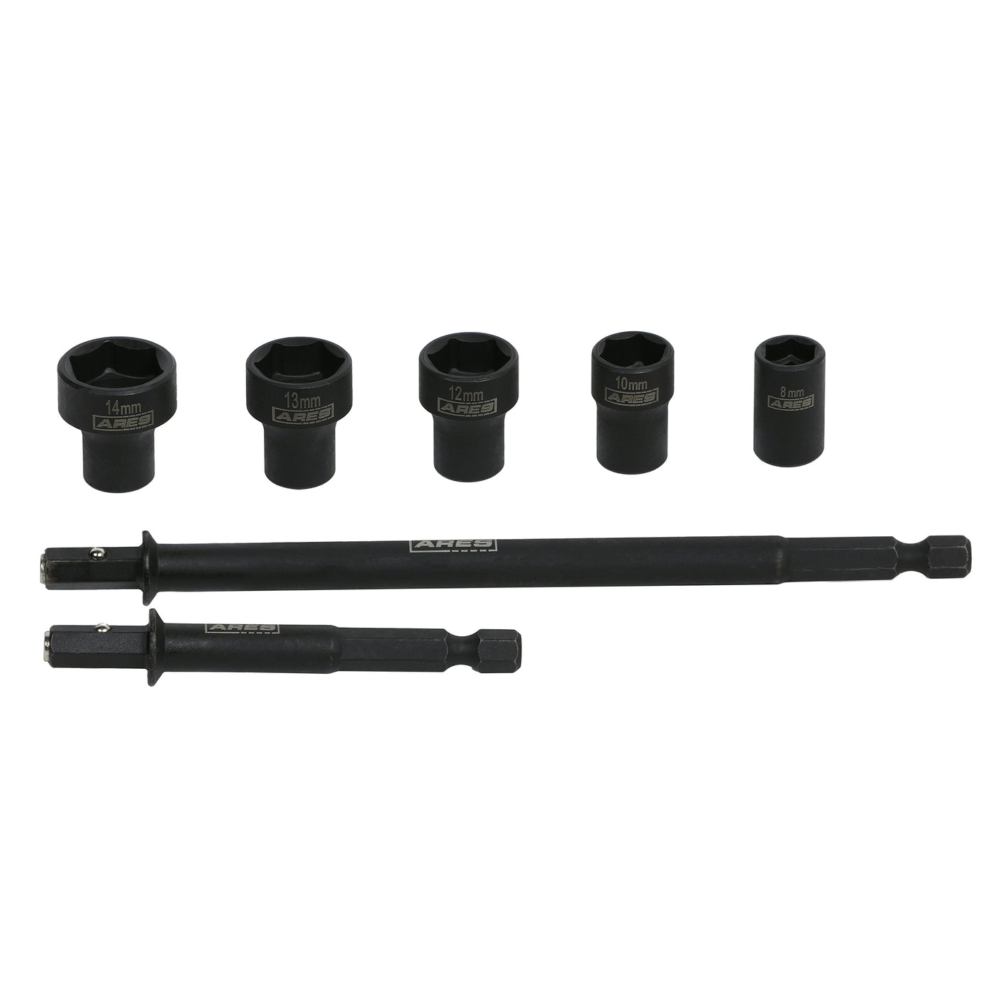 Cleanable Tool Kit ARES 27087 - 7-Piece Master Metric Detachable Cleanable Nut Driver Set ...
