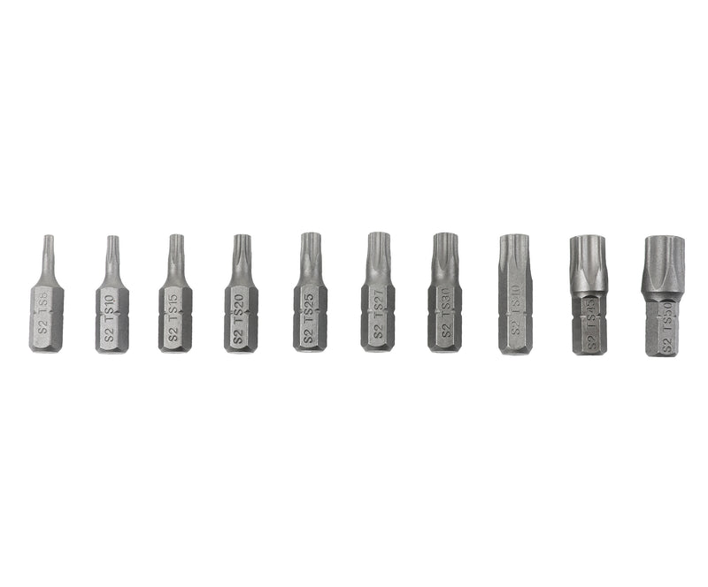 10-Piece 5-Point Torx Plus Tamper Proof Security Bit Set