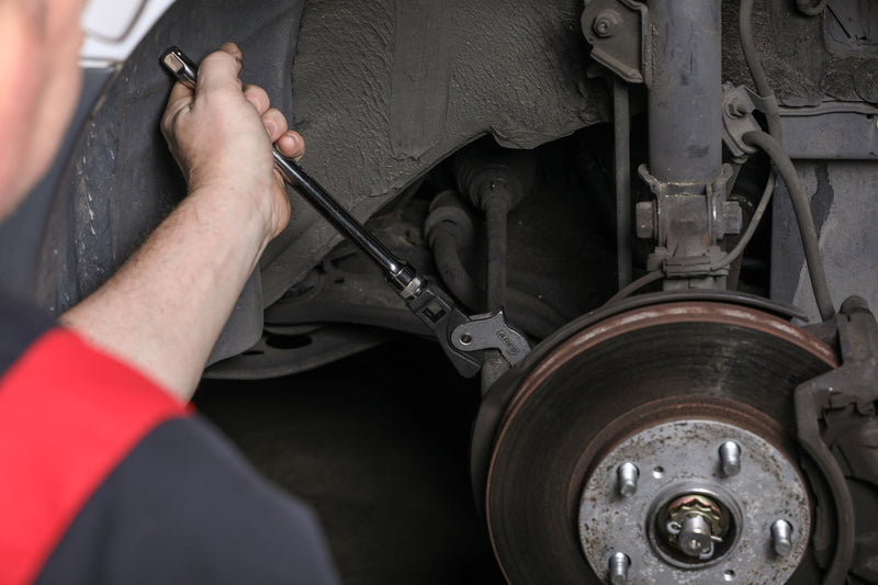 2-Piece Spring Loaded Auto Adjusting Crowfoot Wrench Set
