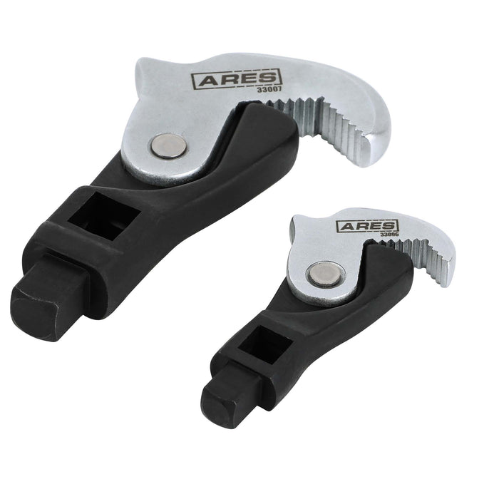 2-Piece Spring Loaded Auto Adjusting Crowfoot Wrench Set