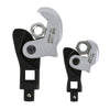 2-Piece Spring Loaded Auto Adjusting Crowfoot Wrench Set