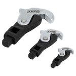 3-Piece Spring Loaded Auto Adjusting Crowfoot Wrench Set