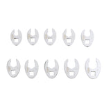10-Piece Metric Flare Nut Crowfoot Wrench Set