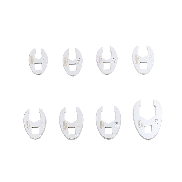 ARES 33011 - 8-Piece SAE Flare Nut Crowfoot Wrench Set