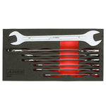 7-Piece Metric Ultra-Thin Profile Double Open-End Wrench Set