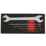 5-Piece SAE Ultra-Thin Profile Double Open-End Wrench Set