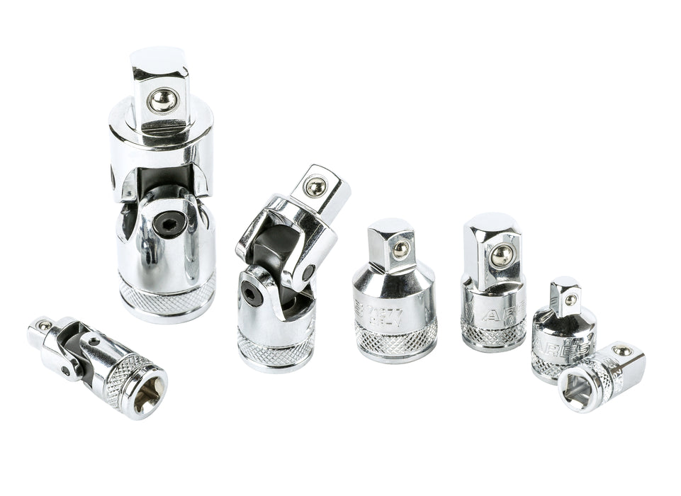 ARES 36003 - 7-Piece U-Joint and Adapter/Reducer Set