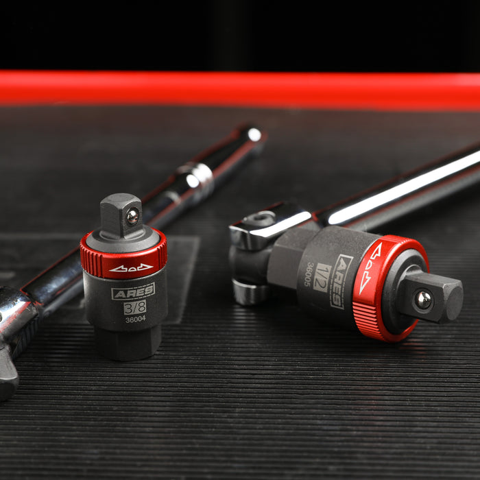 ARES 36004 - Adaptador de barra rompedora con trinquete de accionamiento de 3/8 de pulgada