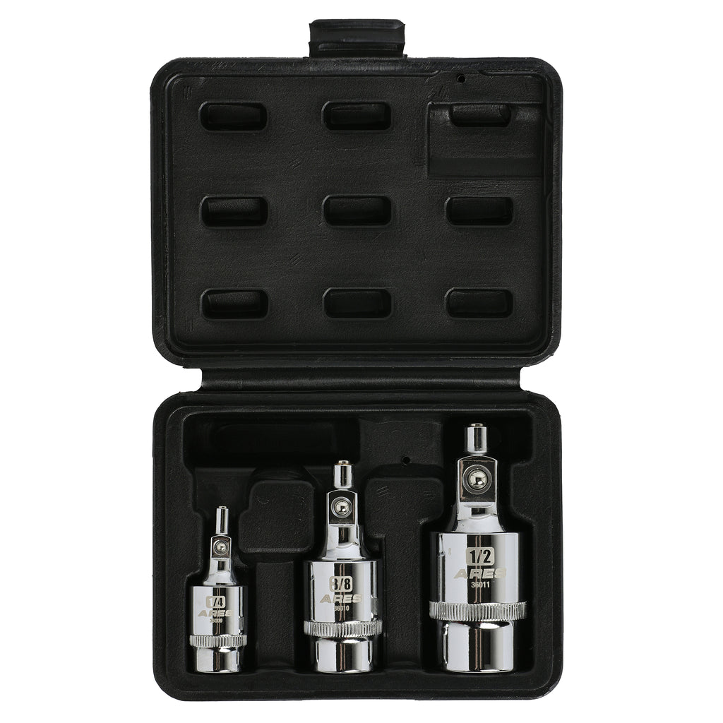 ARES 36006 - 3-Piece Magnetic 2-Stage Universal Joint Set — ARES