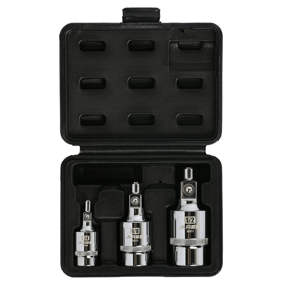 ARES 36006 - 3-Piece Magnetic 2-Stage Universal Joint Set — ARES