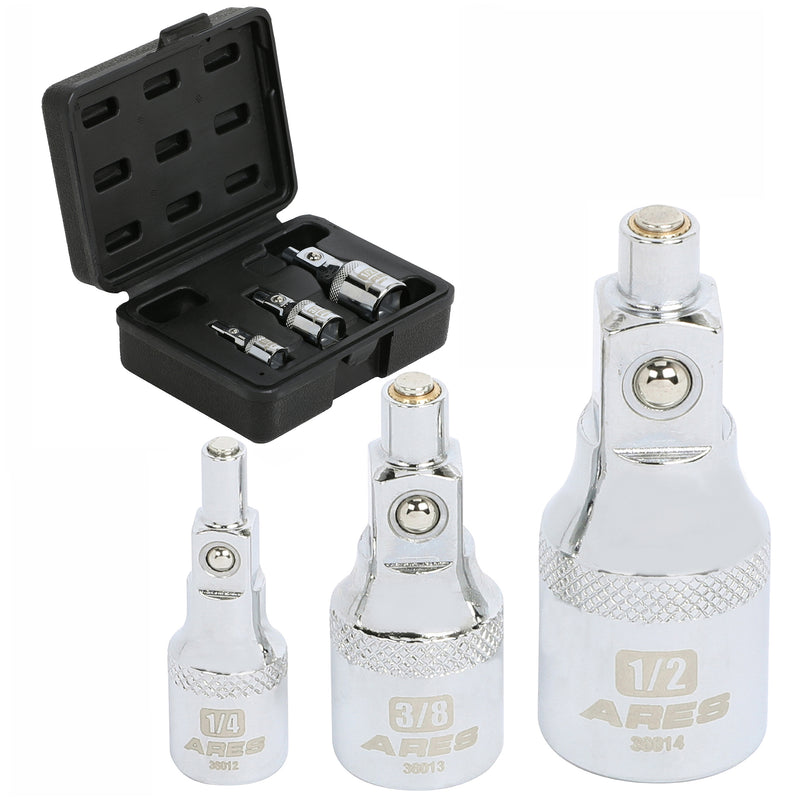 3-Piece Magnet Socket Extension Adapter Set