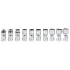 10-Piece 3/8-Inch Drive Metric Universal Flex Socket Set