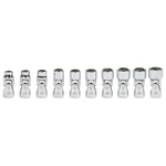 10-Piece 3/8-Inch Drive Metric Universal Flex Socket Set