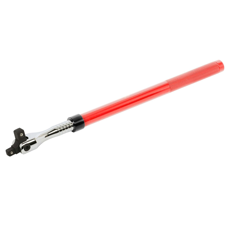 3/8-Inch Drive & 1/2-Inch Drive Dual Head Extendable Red Breaker Bar