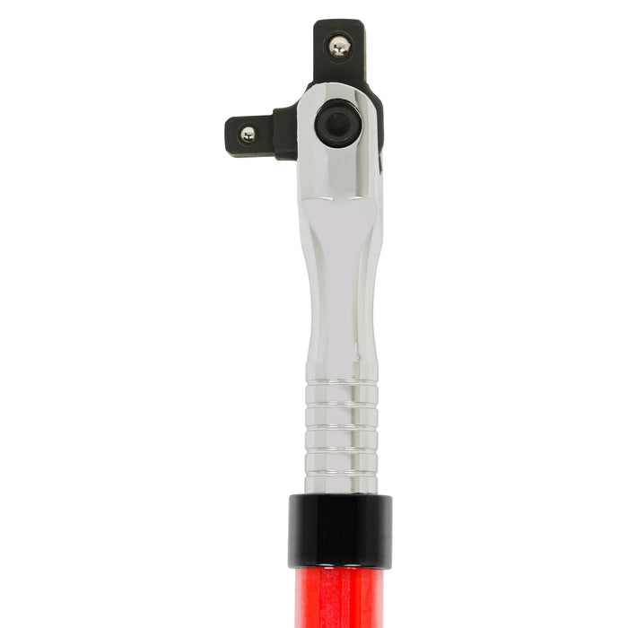 3/8-Inch Drive & 1/2-Inch Drive Dual Head Extendable Red Breaker Bar