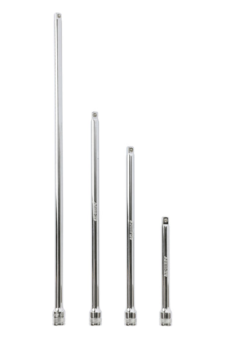 ARES 41009 - Juego de extensión de dados extra largos de 4 piezas con impulsión de 3/8 de pulgada
