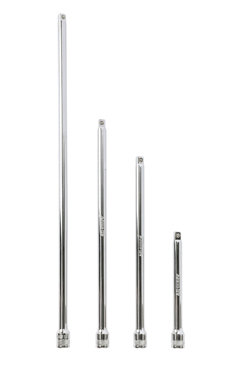 4-Piece 3/8-Inch Drive Extra Long Socket Extension Set