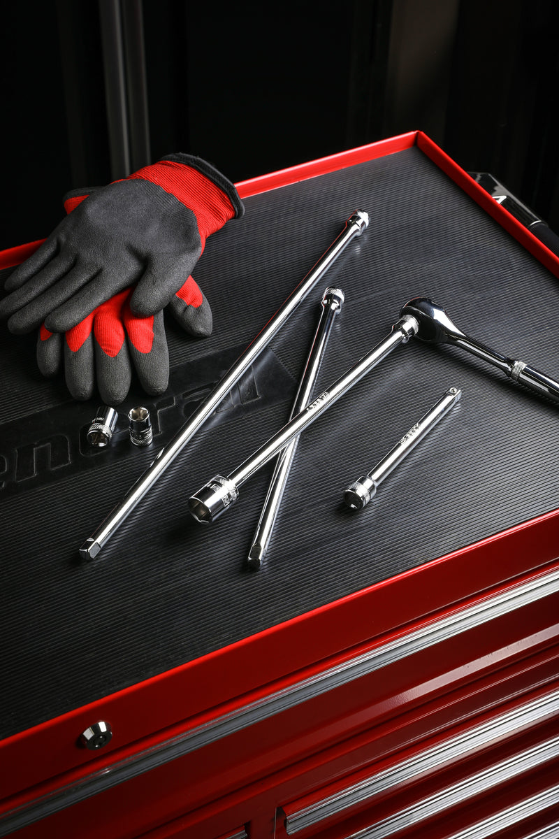 4-Piece 3/8-Inch Drive Extra Long Socket Extension Set