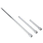 3-Piece 1/2-Inch Drive Extra Long Socket Extension Set