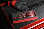 3-Piece 72-Tooth Composite Ratchet Set