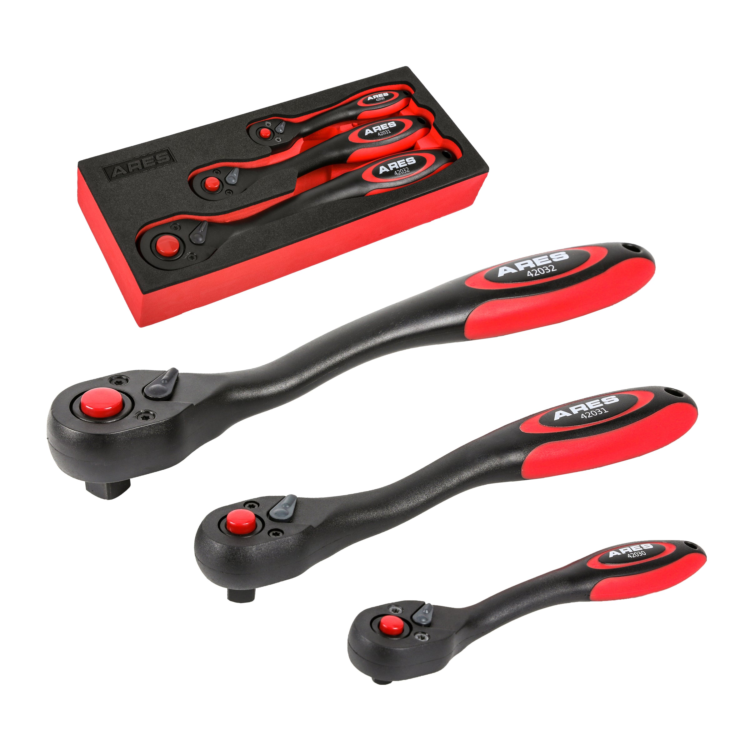 Composit Ratchets 3-Piece 72-Tooth Composite Ratchet Set – ARES Tool, MJD Industries, LLC