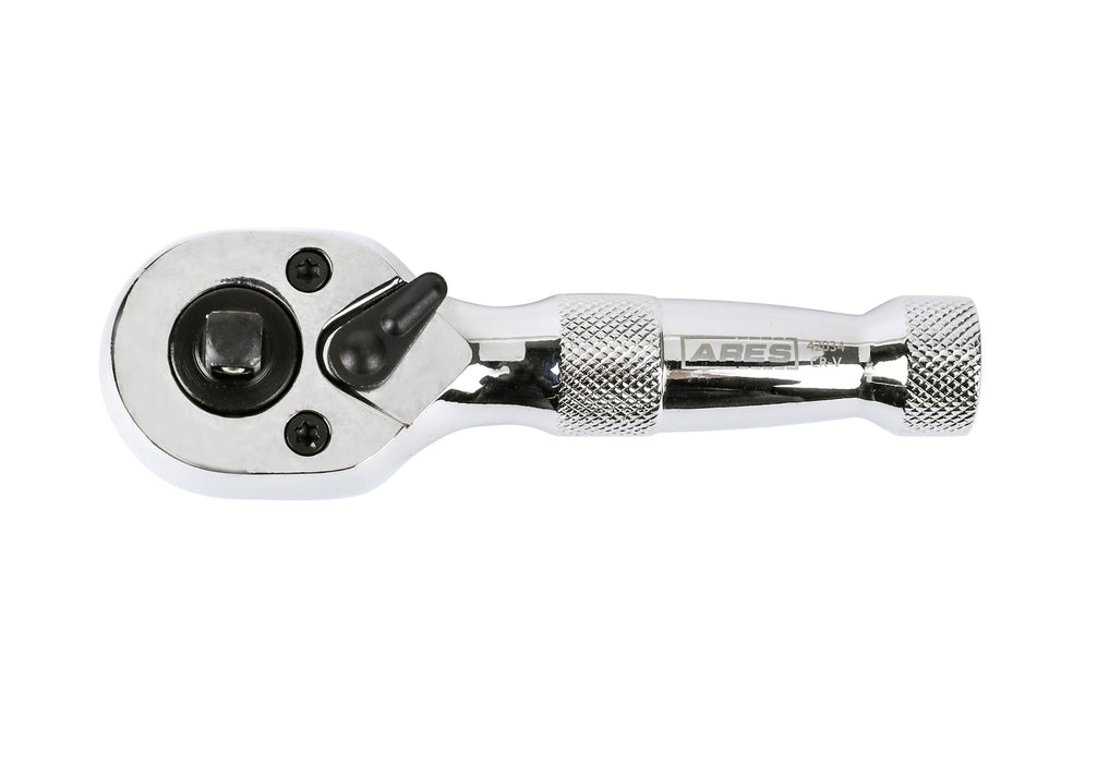 3/8-Inch x 1/4-Inch Drive 72-Tooth Stubby Ratchet