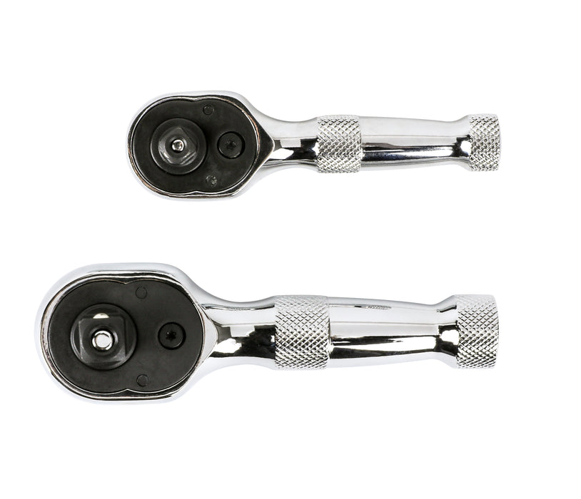 2-Piece 72-Tooth Stubby Ratchet Set