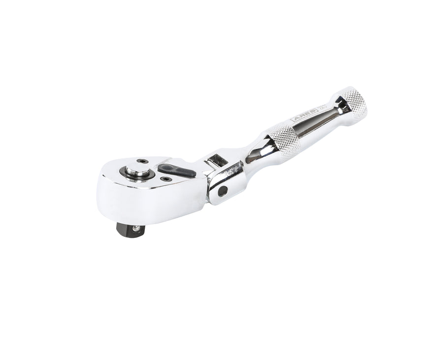 Flex Head Stubby Ratchet - 3/8-Inch Drive 72-Tooth