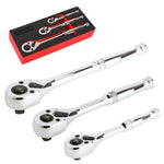 3-piece 90 Tooth Ratchet Set