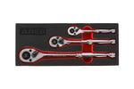 3-piece 90 Tooth Ratchet Set