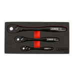 3-Piece Dual Tone 72-Tooth Ratchet Set
