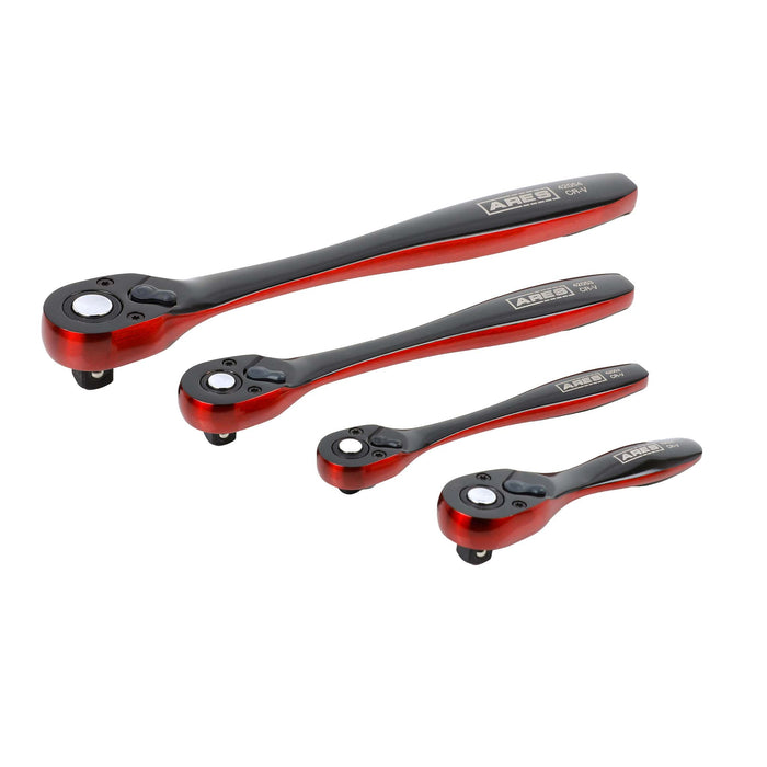 4-Piece Dual Tone 72-Tooth Ratchet Set