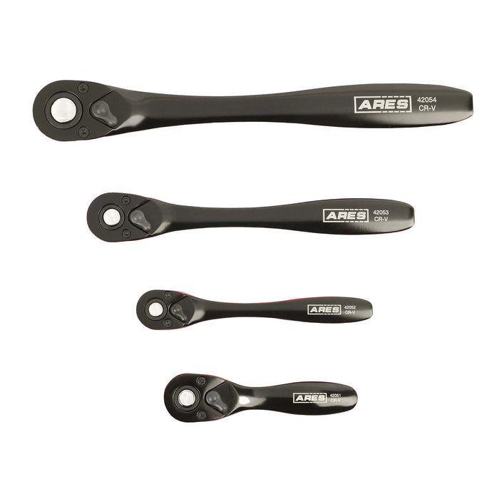 4-Piece Dual Tone 72-Tooth Ratchet Set