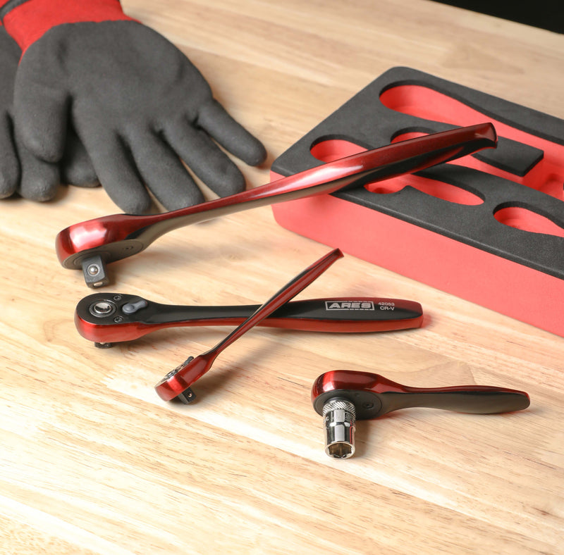 3/8-inch Drive Stubby Dual Tone 72-Tooth Ratchet