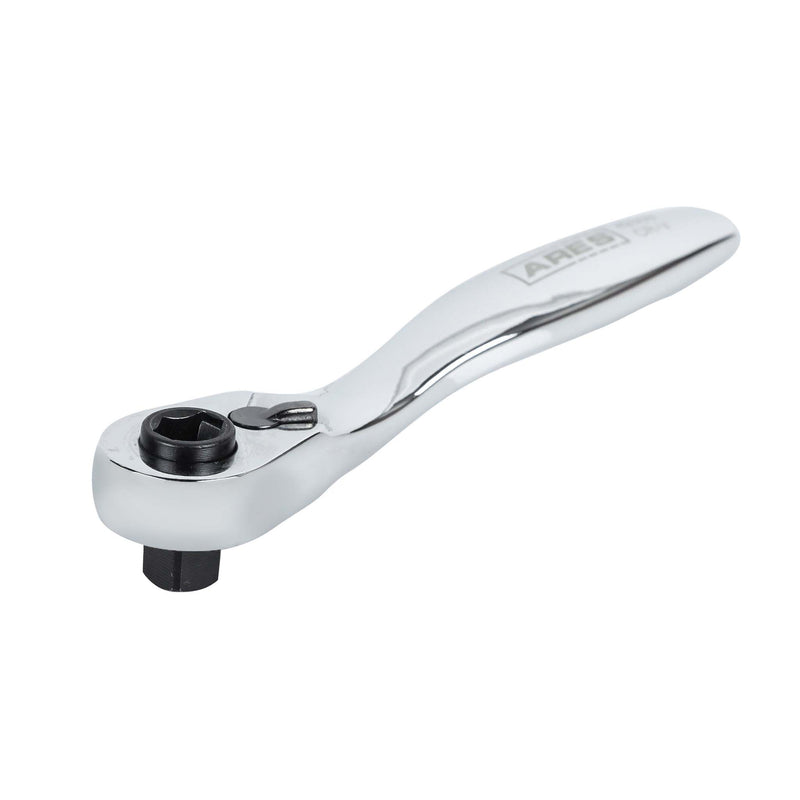 Dual Drive 1/4-Inch Drive and 1/4-Inch Bit 72-Tooth Offset Stubby Ratchet