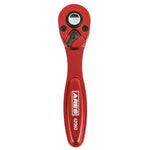 1/4-Inch Drive 72-Tooth Anodized Aluminum Red Stubby Micro Ratchet
