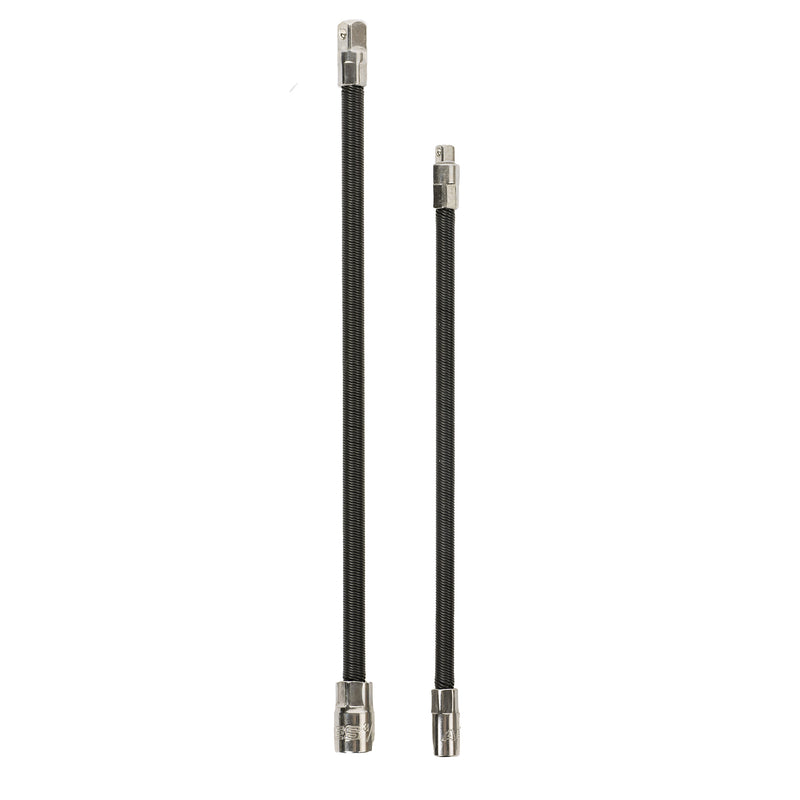 2-Piece Flexible Socket Extension Set -10 and 12 Inch Extensions