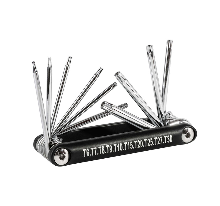 10-Piece Tamper-Proof Folding Star Key Set